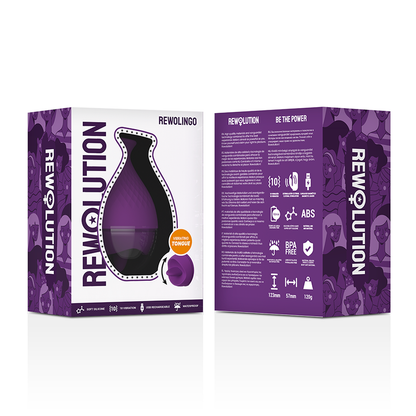 Vibratore clitoride Rewolution rewolingo viola