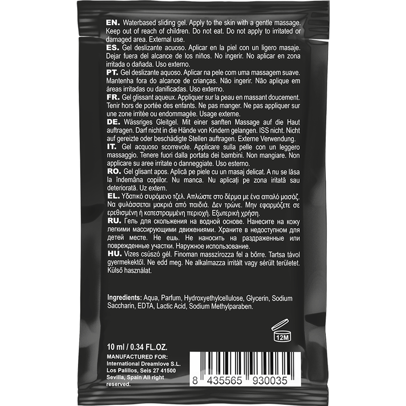 Gel lubrificante alla fragola baciabile all''acqua coquette 10 ml