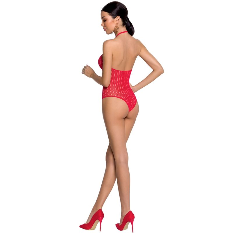 Bodystocking passion woman bs088 - rosso taglia unica