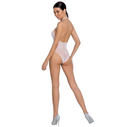 Bodystocking passion woman bs088 - bianco taglia unica