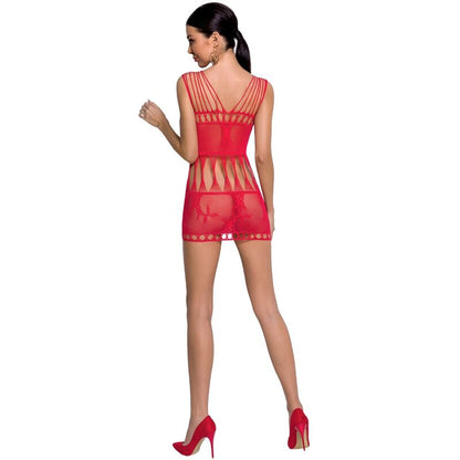 Bodystocking passion woman bs090 - rosso taglia unica