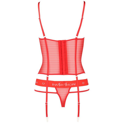 Corsetto passion kyouka - rosso l / xl