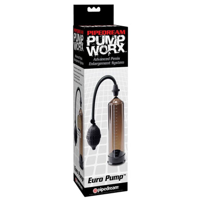 Pompe per il pene Piperdream Pump worx Euro Pump nero