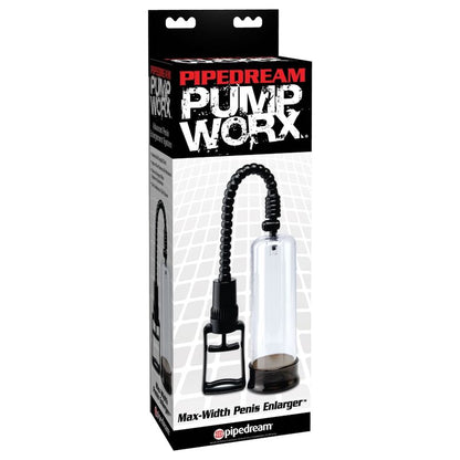 Pompe per il pene Max-Width penis enlarger Pump Worx Trasparente/Nera