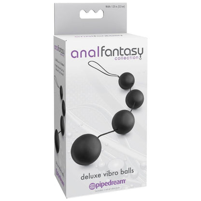 Butt Plug Anal Fantasy Collection Deluxe Vibro Balls nere
