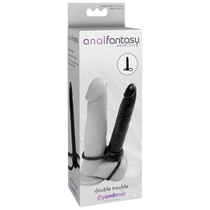 Anal toy Anal fantasy Pipedream doppia penetrazione nero