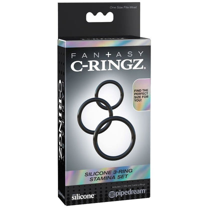 Set 3 anelli stamina in silicone fantasy c-ringz