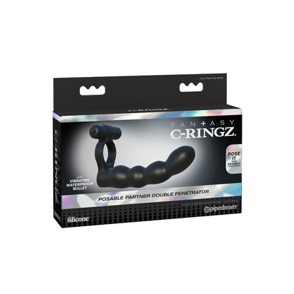 Vibratore Posable Partner Double Penetrator Nero