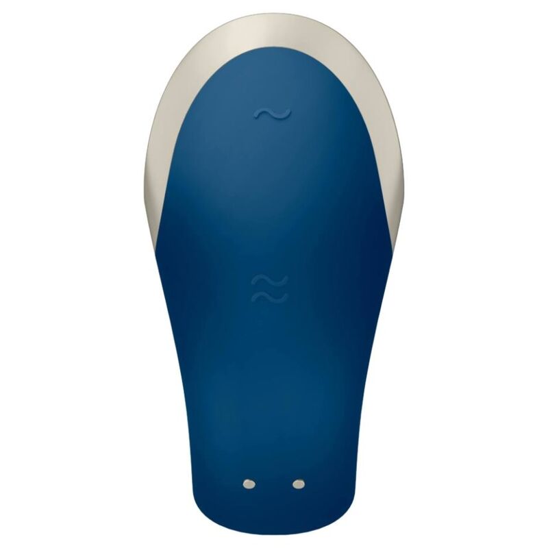 Vibratore telecomandato - Satisfyer double love luxury partner blu