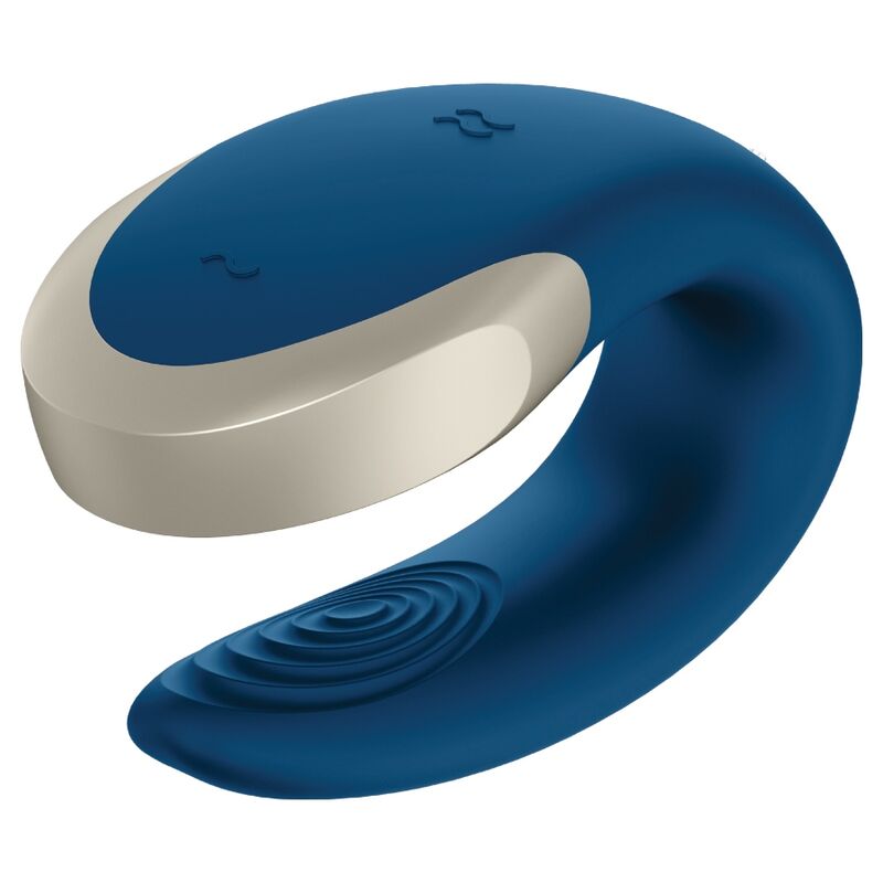 Vibratore telecomandato - Satisfyer double love luxury partner blu