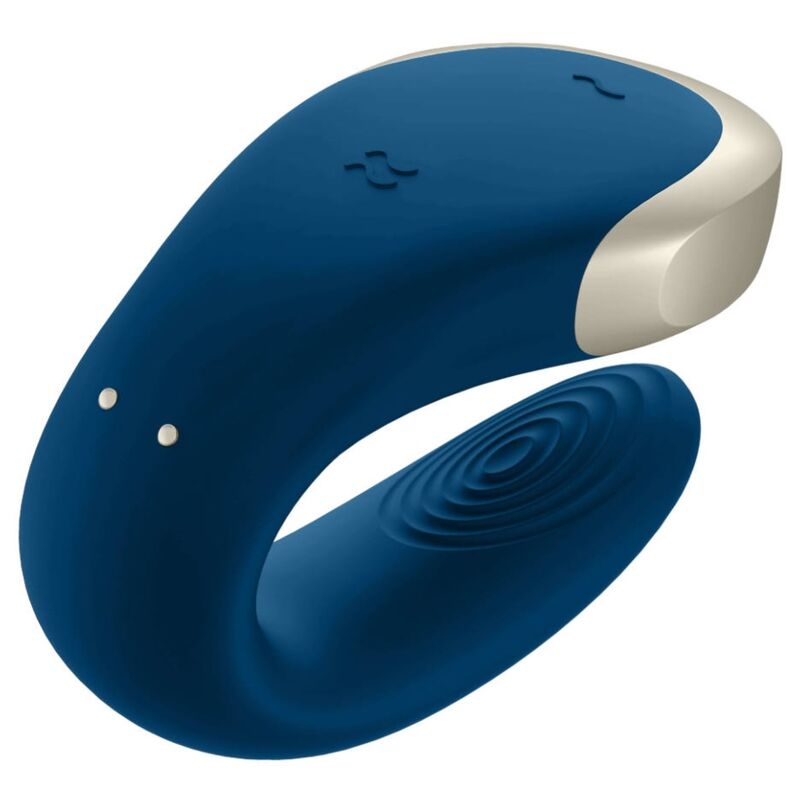 Vibratore telecomandato - Satisfyer double love luxury partner blu