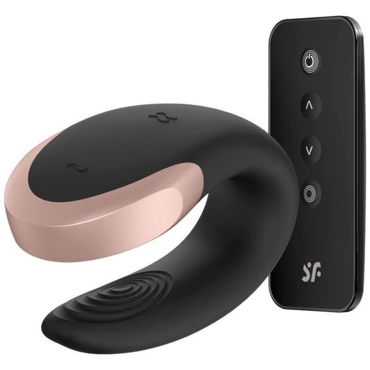 Vibratore telecomandato - Satisfyer double love luxury partner nero
