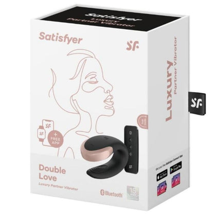 Vibratore telecomandato - Satisfyer double love luxury partner nero