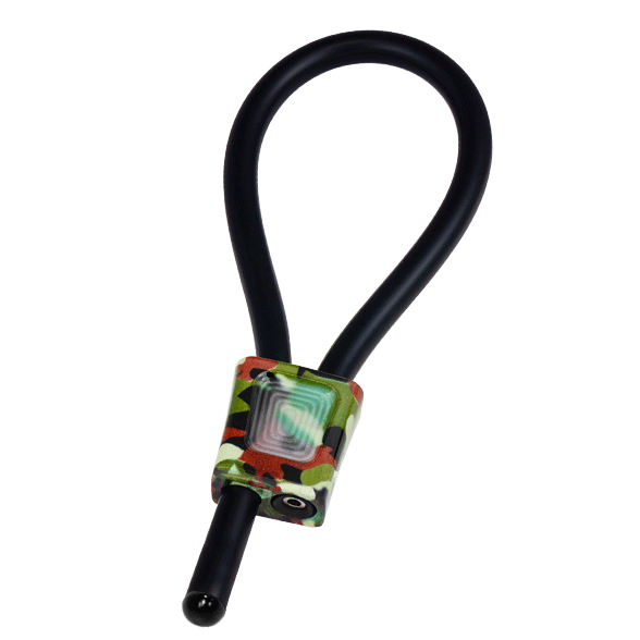 Anneau Pénien Electrastim Prestige ElectraLoops avec Crochets Réglables Noir/Camouflage