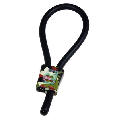 Anneau Pénien Electrastim Prestige ElectraLoops avec Crochets Réglables Noir/Camouflage