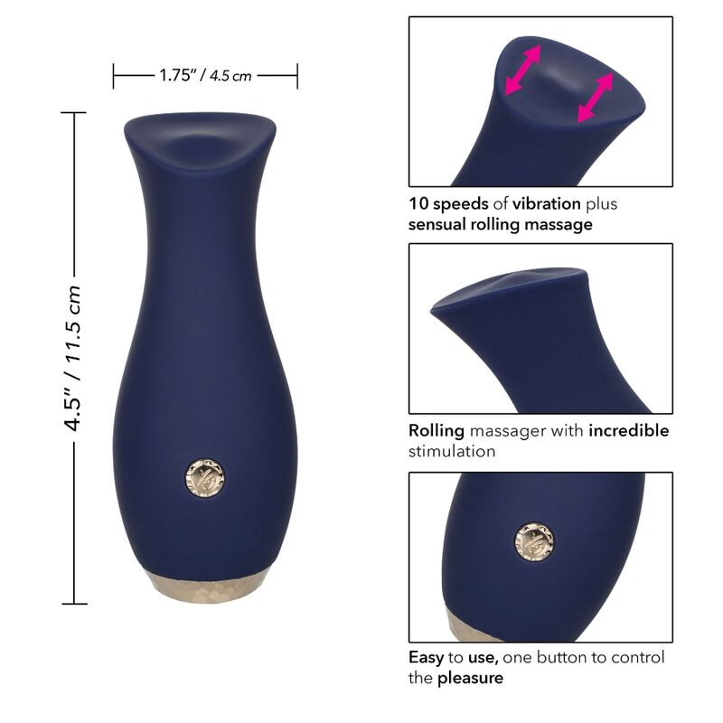 Calex chic tulipe masseur - bleu