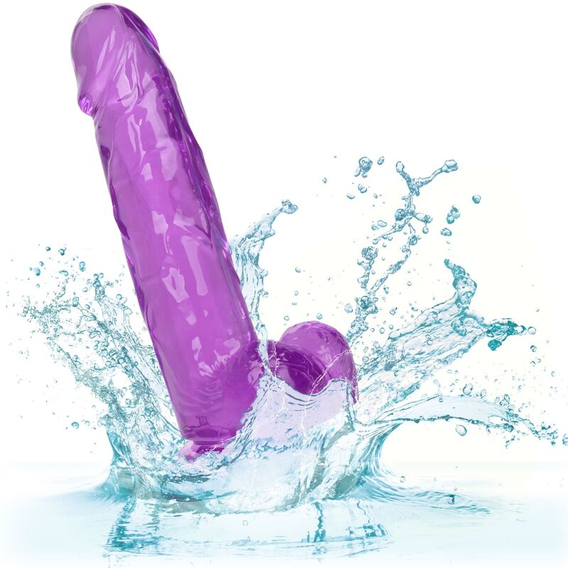 Dildo regina dimensioni calex - viola 15,3 cm