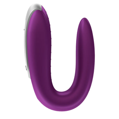 Vibratore telecomndato - Satisfyer Double fun viola