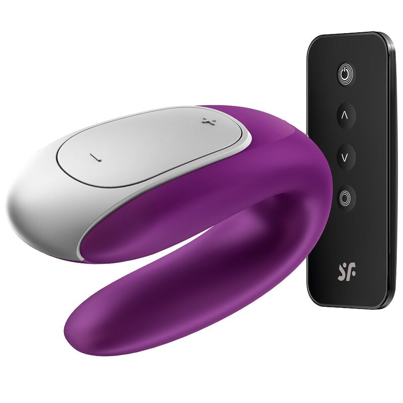 Vibratore telecomndato - Satisfyer Double fun viola
