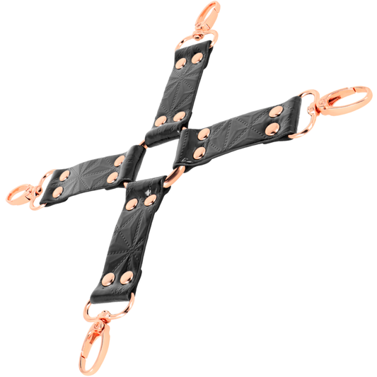 Hog tie in pelle vegan begme black edition