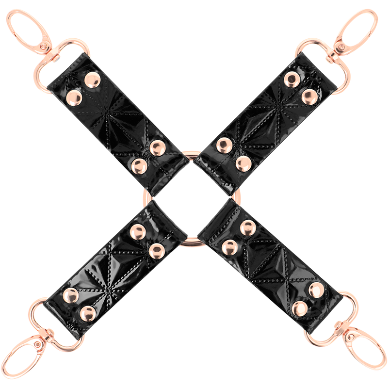 Hog tie in pelle vegan begme black edition