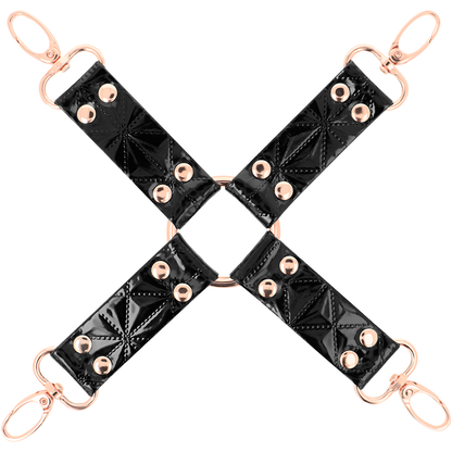 Hog tie in pelle vegan begme black edition