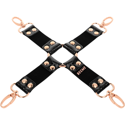 Hog tie in pelle vegan begme black edition
