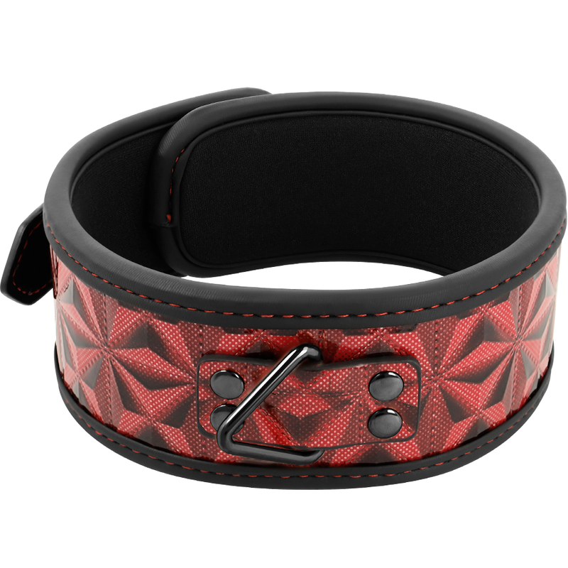 Collana in pelle vegan begme red edition