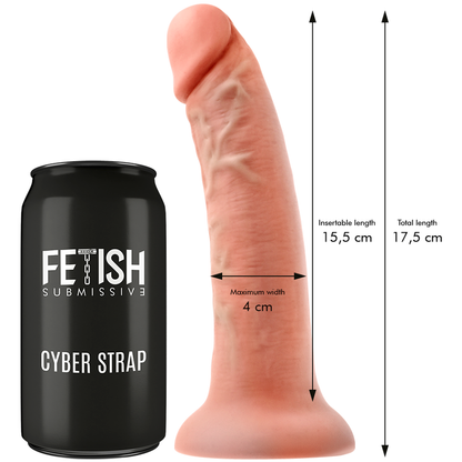 Strap-on dildo Fetish Submissive Cyber strap con orologio watchme e bullet vibrante S