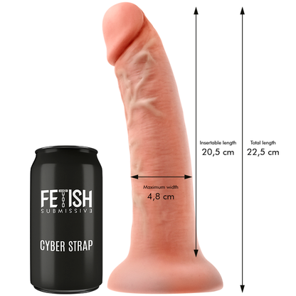 Strap-on dildo Fetish Submissive Cyber strap con orologio watchme e bullet vibrante L