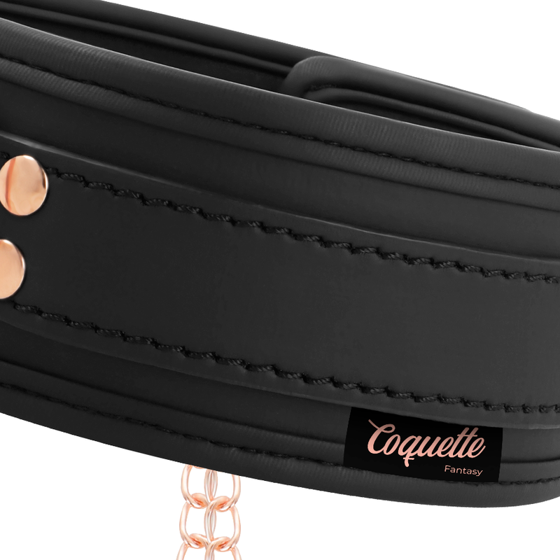 Coquette fantasy collar with nipples clamps