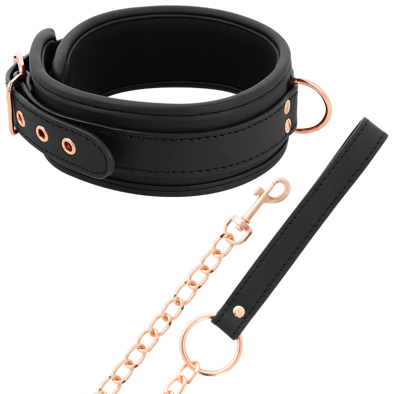 Coquette fantasy vegan leather collar