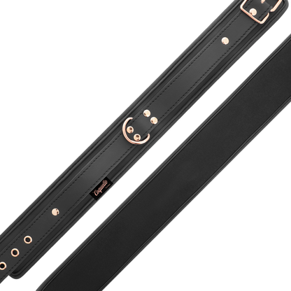 Coquette fantasy vegan leather collar