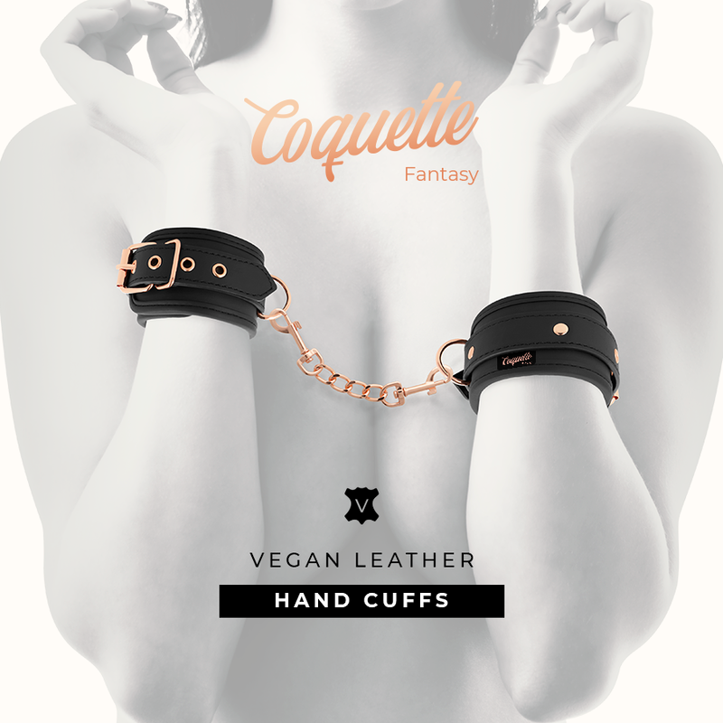 Coquette fantasy vegan leather handcuffs