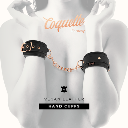 Coquette fantasy vegan leather handcuffs