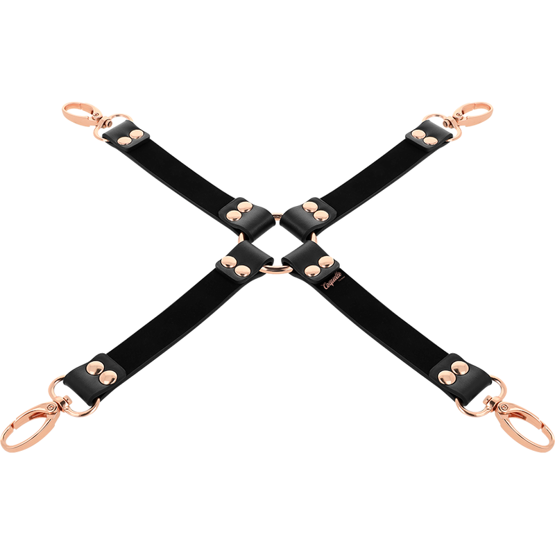 Coquette fantasy vegan leather hog tie