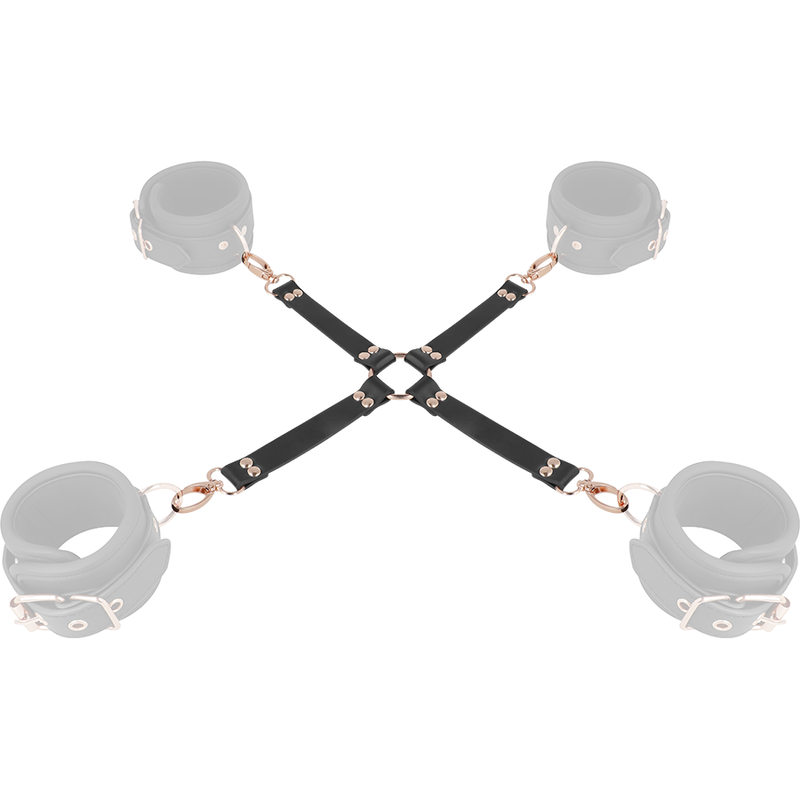 Coquette fantasy vegan leather hog tie