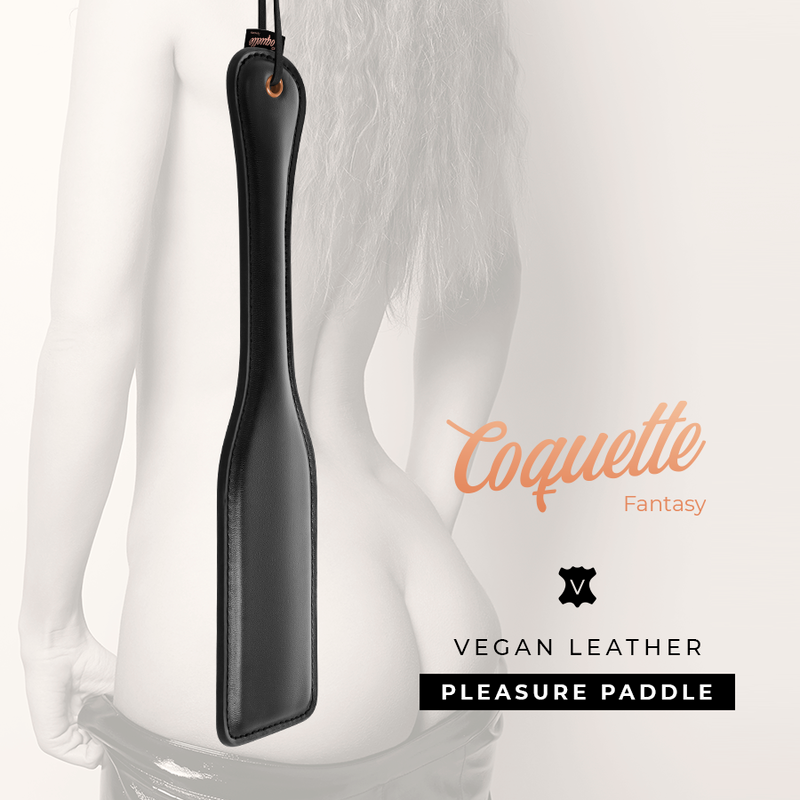 Pagaie coquine fantaisie en cuir vegan
