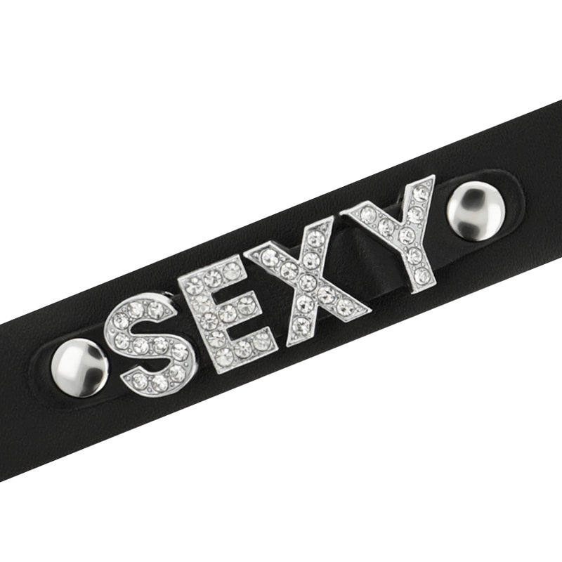Coquette hand crafted choker vegan leather  - sexy