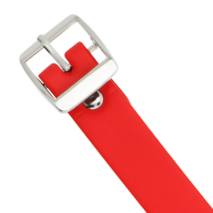 Coquette hand crafted choker fetish - red