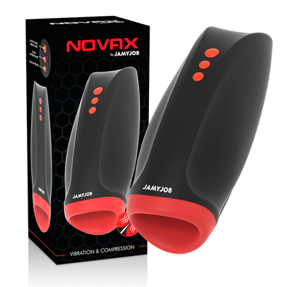 Masturbateur vibrant et compressif Novax by Jamyjob
