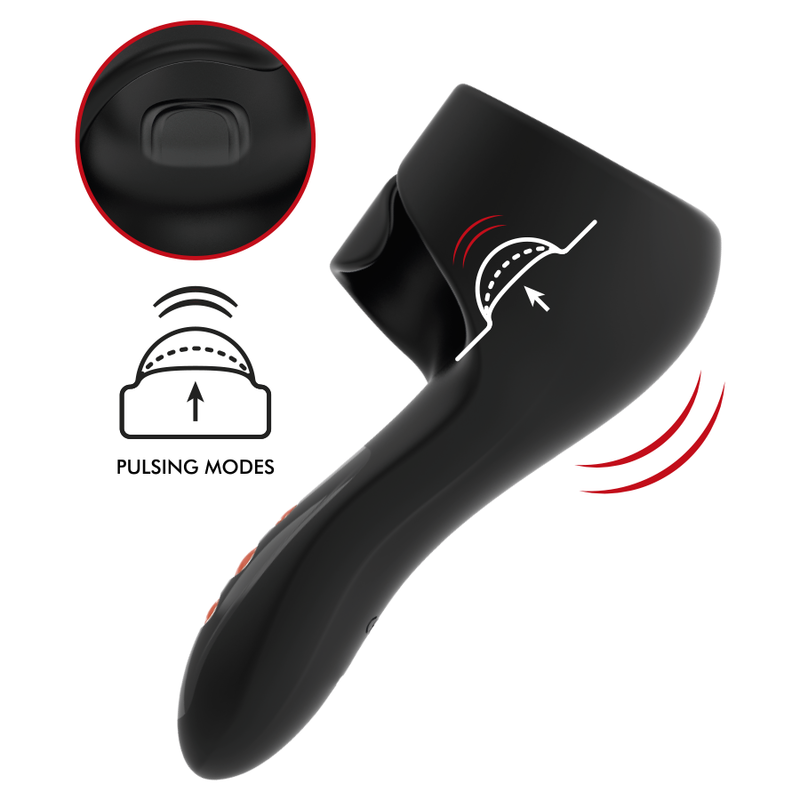 Masturbateur masculin - Jamyjob Pulsar avec vibration noir