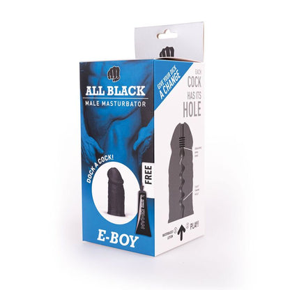 Masturbateur pour homme - All black e-boy noir