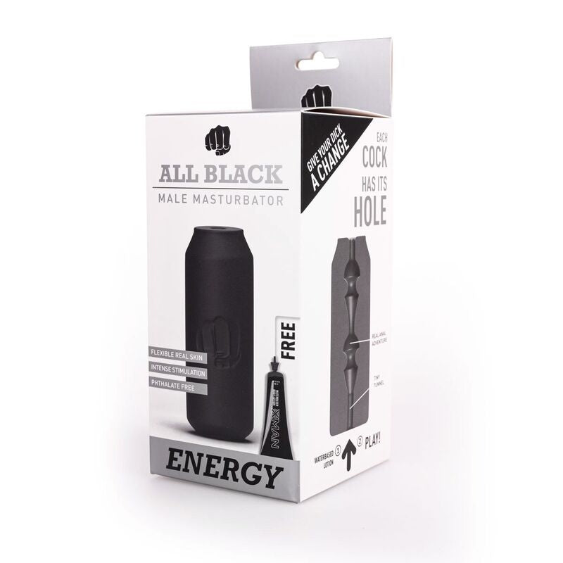 Masturbateur pour homme - All black energy noir