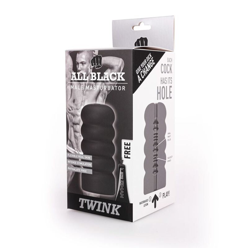 Masturbatore da uomo - All black twink nero