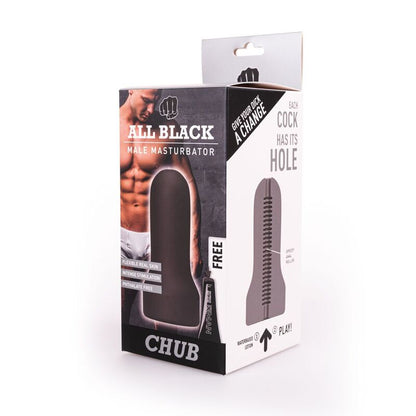 Masturbatore da uomo - All black chub nero