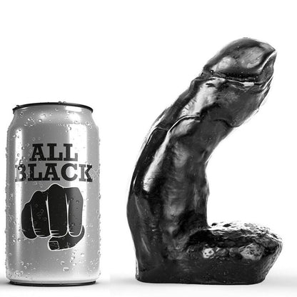 Godemichet tout noir 15 cm