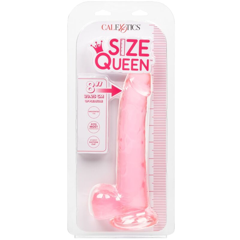 Dildo regina dimensioni calex - rosa 20,3 cm