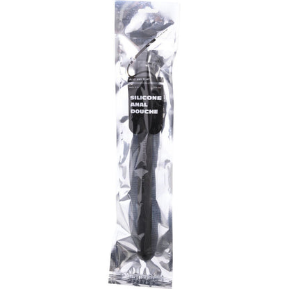 Doccia anale in silicone tutto nero 27cm