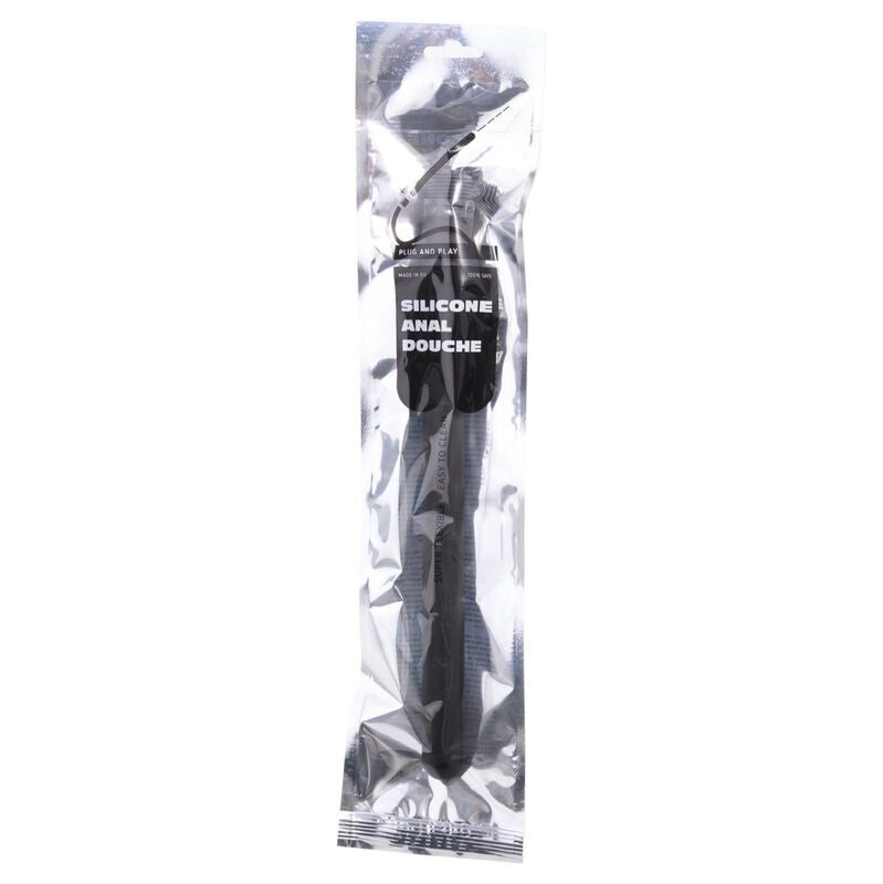 Doccia anale in silicone tutto nero 27cm